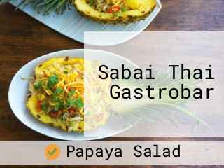 Sabai Thai Gastrobar opening hours