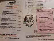 Gaststätte Bahnschlößchen menu