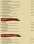 The Royal Punjab menu