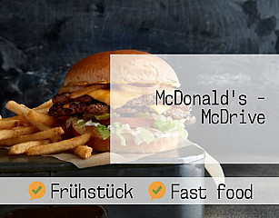 McDonald's - McDrive öffnungsplan
