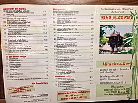 Bambus-Garten menu