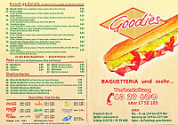 Baguetteria Goodies menu