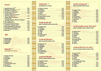 Asia Vu menu