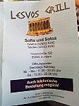 Gaststätte Lesvos Grill menu