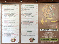 Asia Bao Ngoc menu