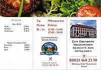 Oberbräu menu